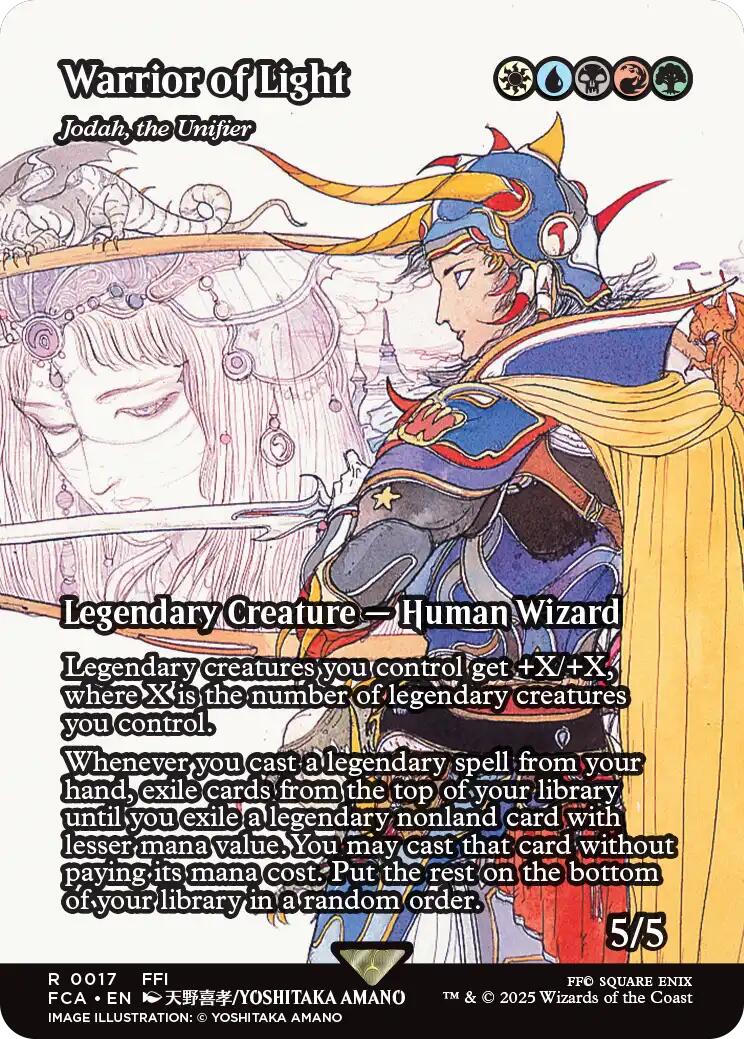 Warrior of Light - Jodah, the Unifier (Showcase) [FINAL FANTASY : Through the Ages] [Foil]