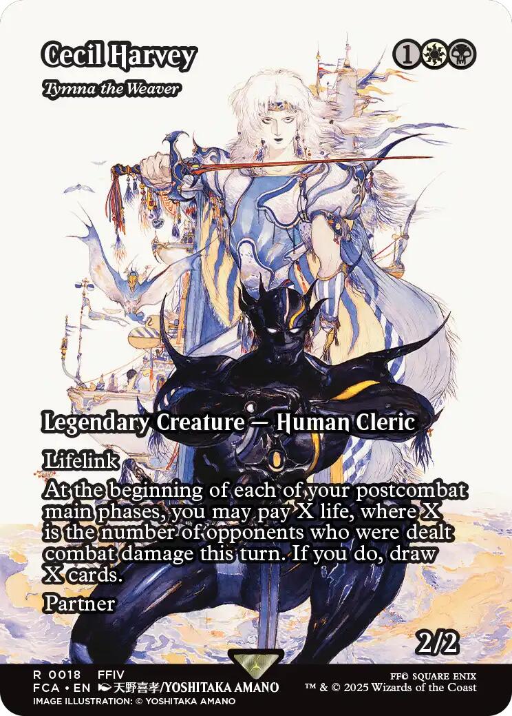Cecil Harvey - Tymna the Weaver (Showcase) [FINAL FANTASY : Through the Ages] [Foil]