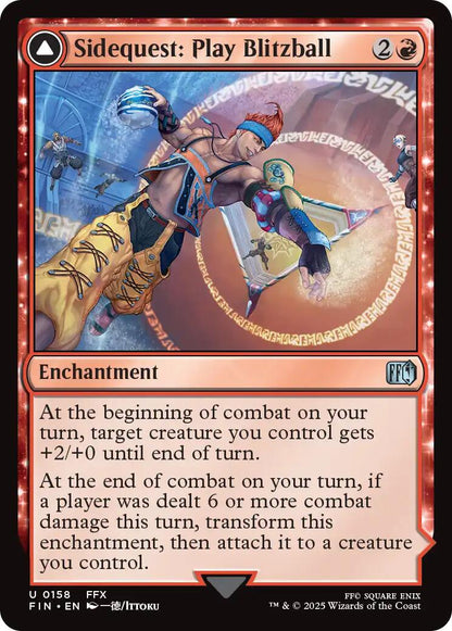 Sidequest: Play Blitzball // World Champion, Celestial Weapon [FINAL FANTASY] [Foil]
