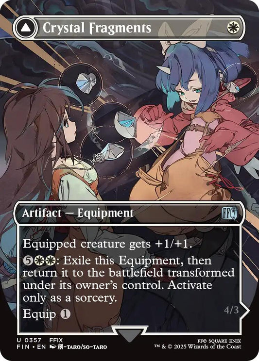 Crystal Fragments // Summon: Alexander (Borderless) [FINAL FANTASY] [Foil]
