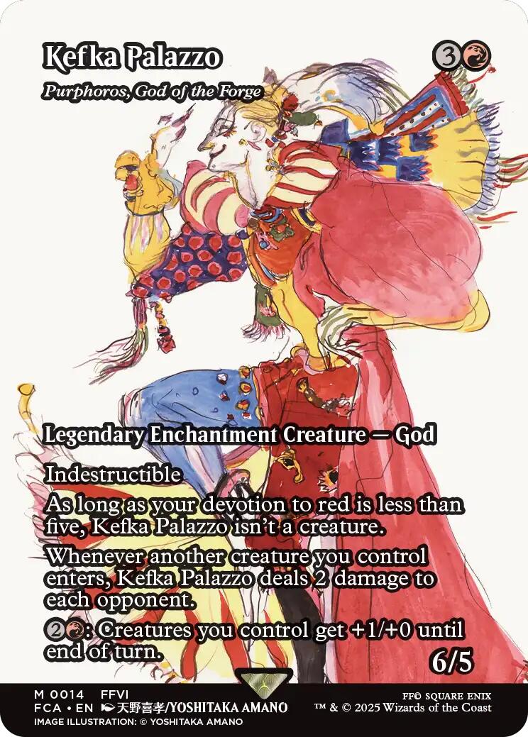 Kefka Palazzo - Purphoros, God of the Forge (Showcase) [FINAL FANTASY : Through the Ages] [Foil]
