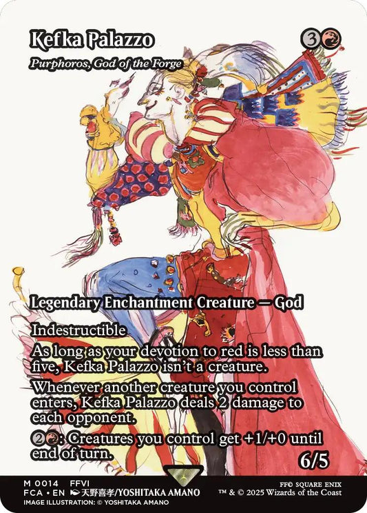 Kefka Palazzo - Purphoros, God of the Forge (Showcase) [FINAL FANTASY : Through the Ages] [Foil]