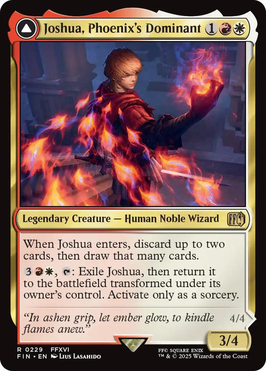 Joshua, Phoenix's Dominant [FINAL FANTASY] [Foil]