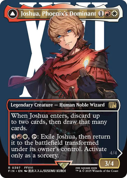 Joshua, Phoenix's Dominant (Borderless) [FINAL FANTASY] [Foil]