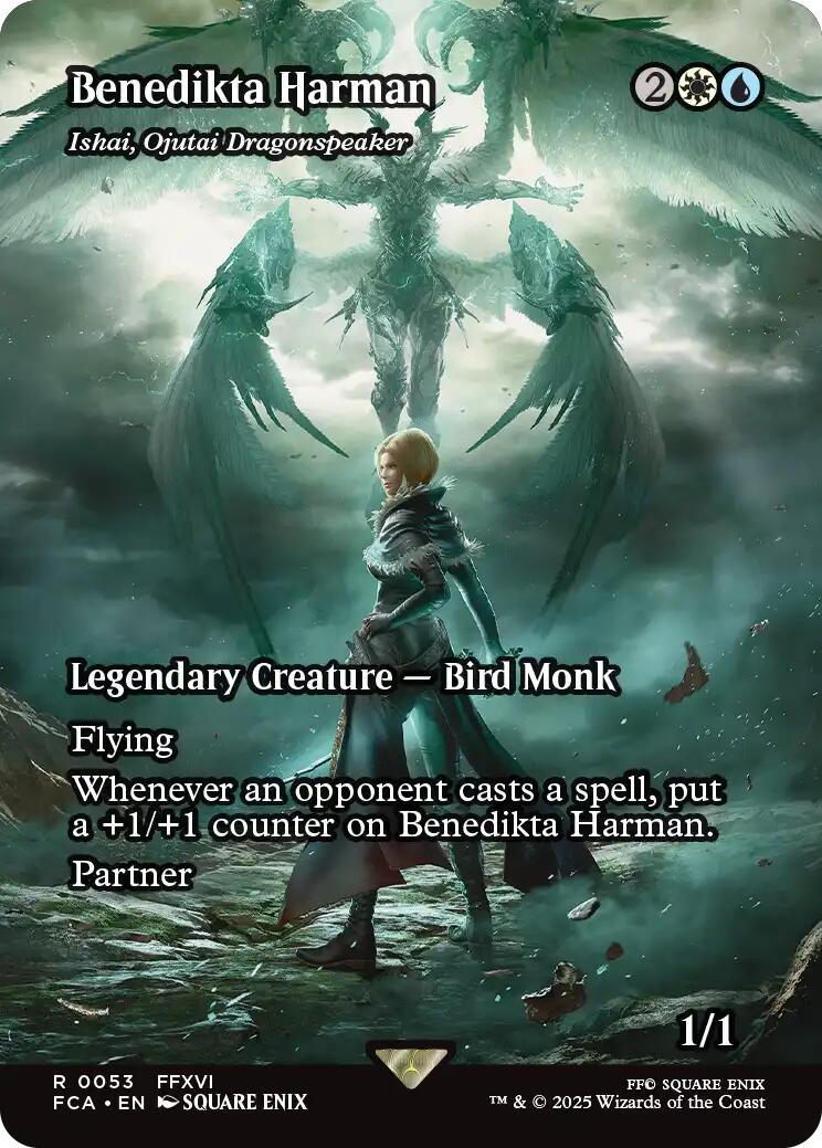 Benedikta Harman - Ishai, Ojutai Dragonspeaker (Showcase) [FINAL FANTASY : Through the Ages] [Foil]