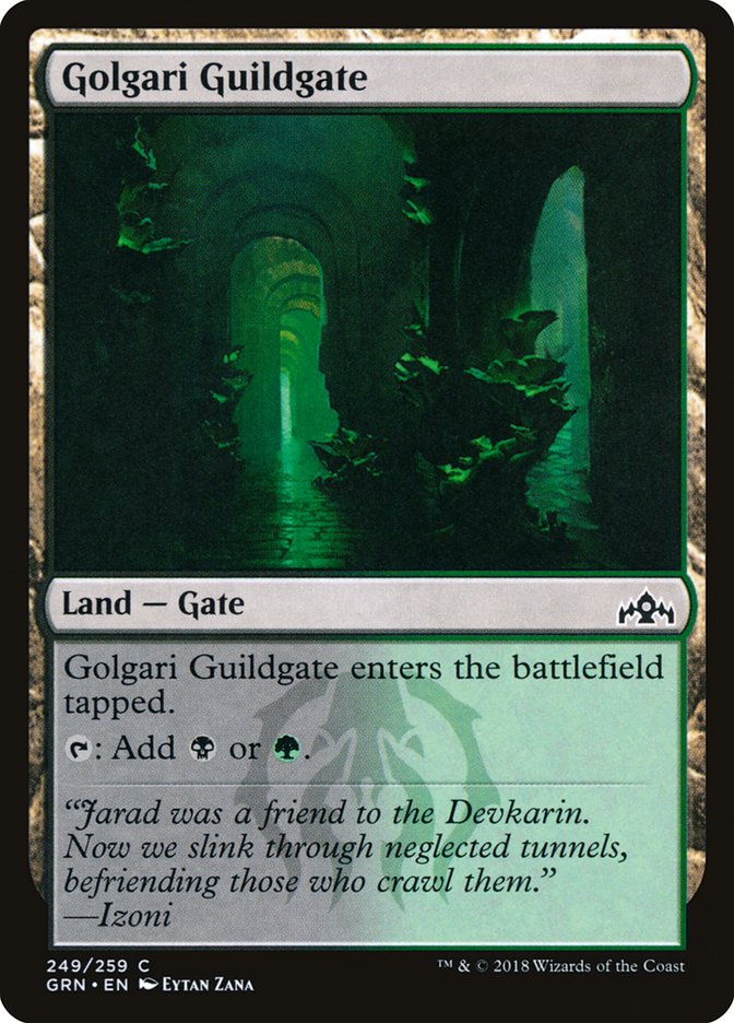Golgari Guildgate (249/259) [Guilds of Ravnica] [Foil]