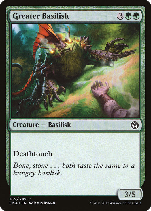 Greater Basilisk [Iconic Masters] [Foil]