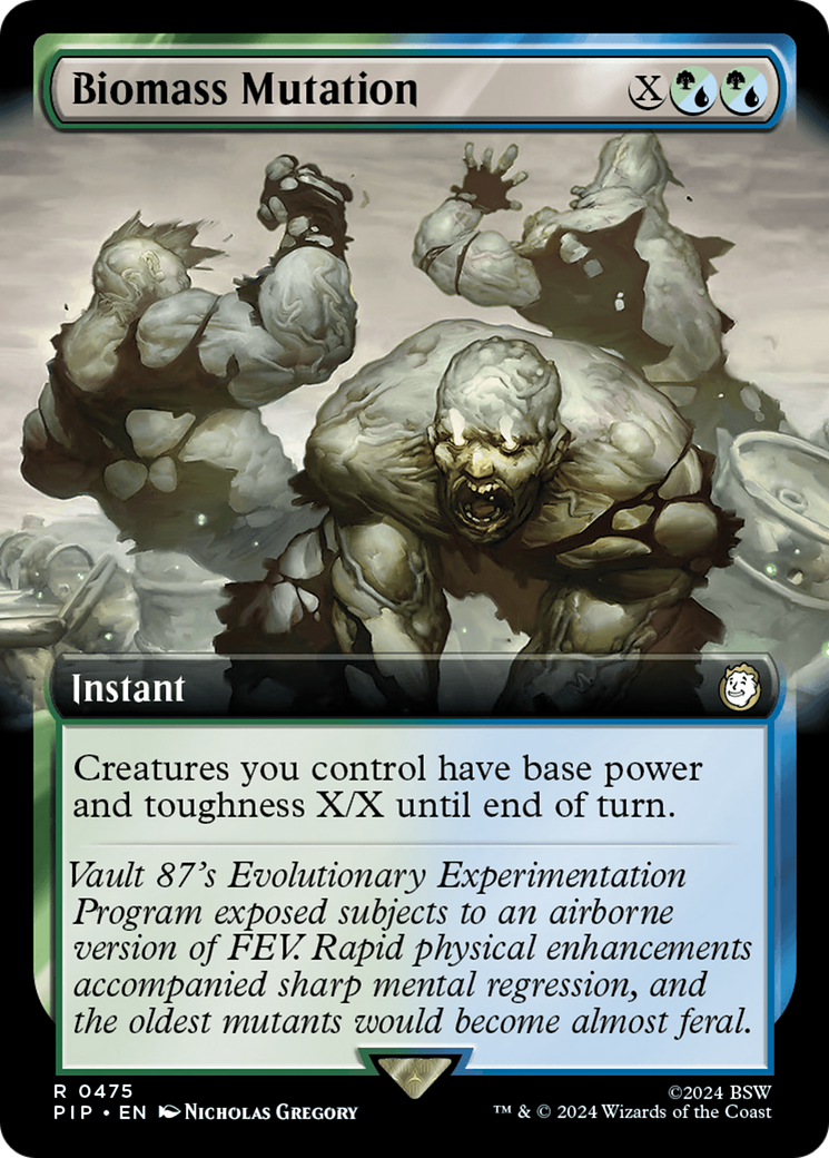 Biomass Mutation (Extended Art) [Fallout] [Foil]