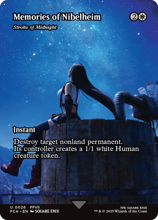 Memories of Nibelheim - Stroke of Midnight (Showcase) [FINAL FANTASY : Through the Ages] [Foil]