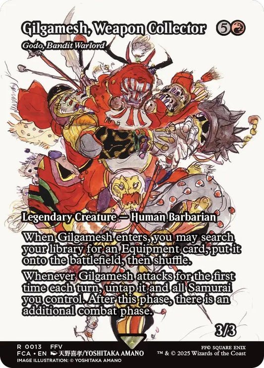 Gilgamesh, Weapon Collector - Godo, Bandit Warlord (Showcase) [FINAL FANTASY : Through the Ages] [Foil]