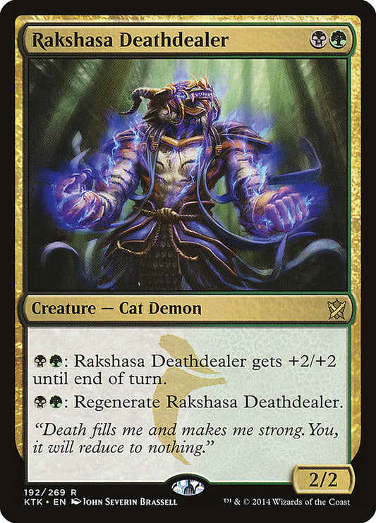 Rakshasa Deathdealer [Khans of Tarkir] [Foil]