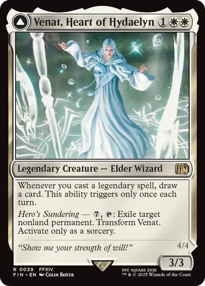 Venat, Heart of Hydaelyn // Hydaelyn, the Mothercrystal [FINAL FANTASY] [Foil]