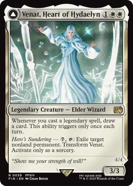 Venat, Heart of Hydaelyn // Hydaelyn, the Mothercrystal [FINAL FANTASY] [Foil]