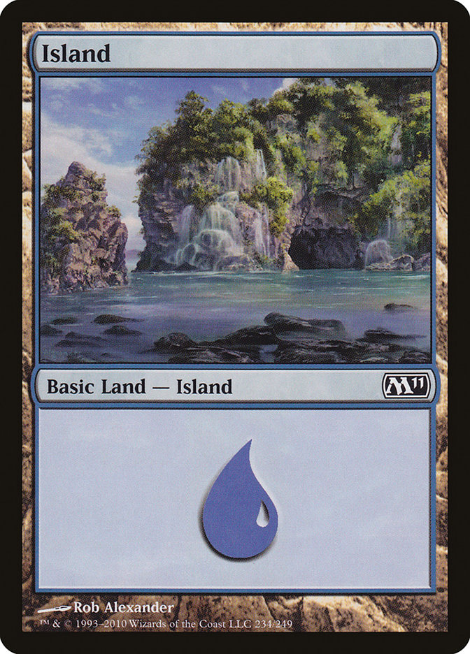 Island (234) [Core Set 2011] [Foil]