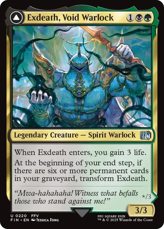 Exdeath, Void Warlock // Neo Exdeath, Dimension's End [FINAL FANTASY] [Foil]