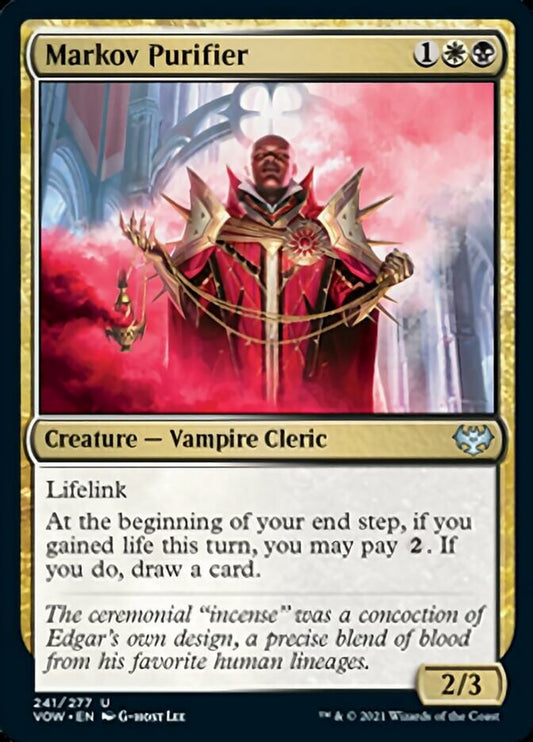 Markov Purifier [Innistrad: Crimson Vow] [Foil]