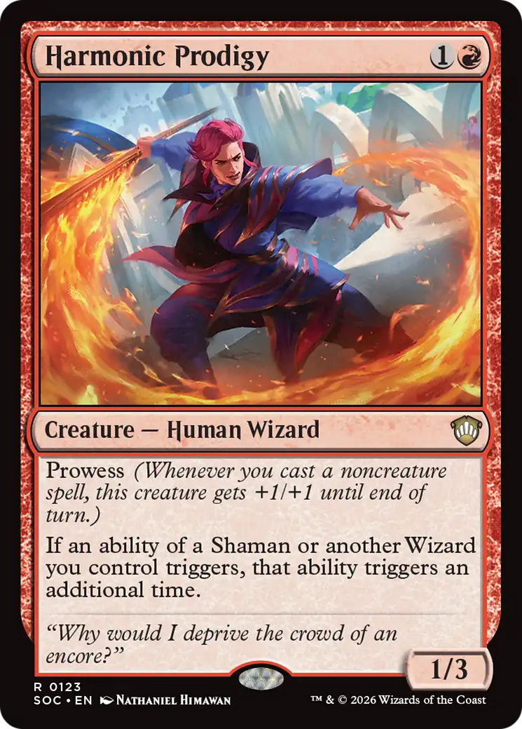 Harmonic Prodigy [Secrets of Strixhaven Commander] [Foil]