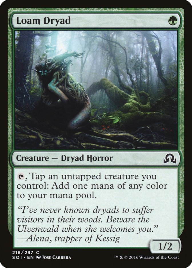 Loam Dryad [Shadows over Innistrad] [Foil]