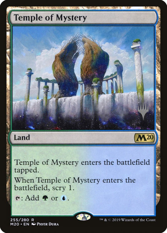 Temple of Mystery (Promo Pack) [Core Set 2020 Promos] [Foil]