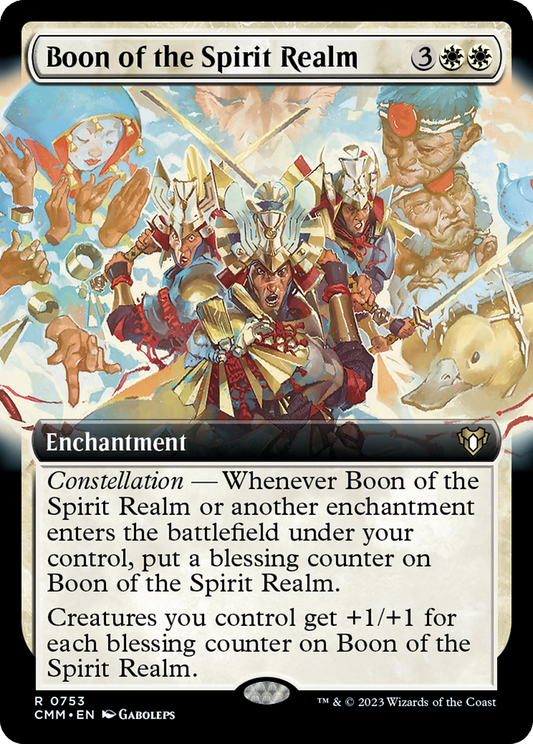 Boon of the Spirit Realm (Extended Art) [Commander Masters] [Foil]