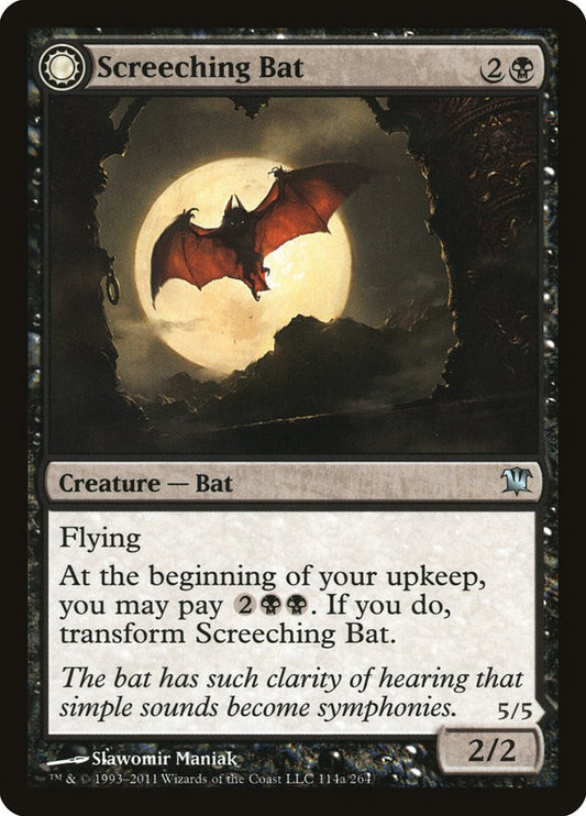 Screeching Bat // Stalking Vampire [Innistrad] [Foil]
