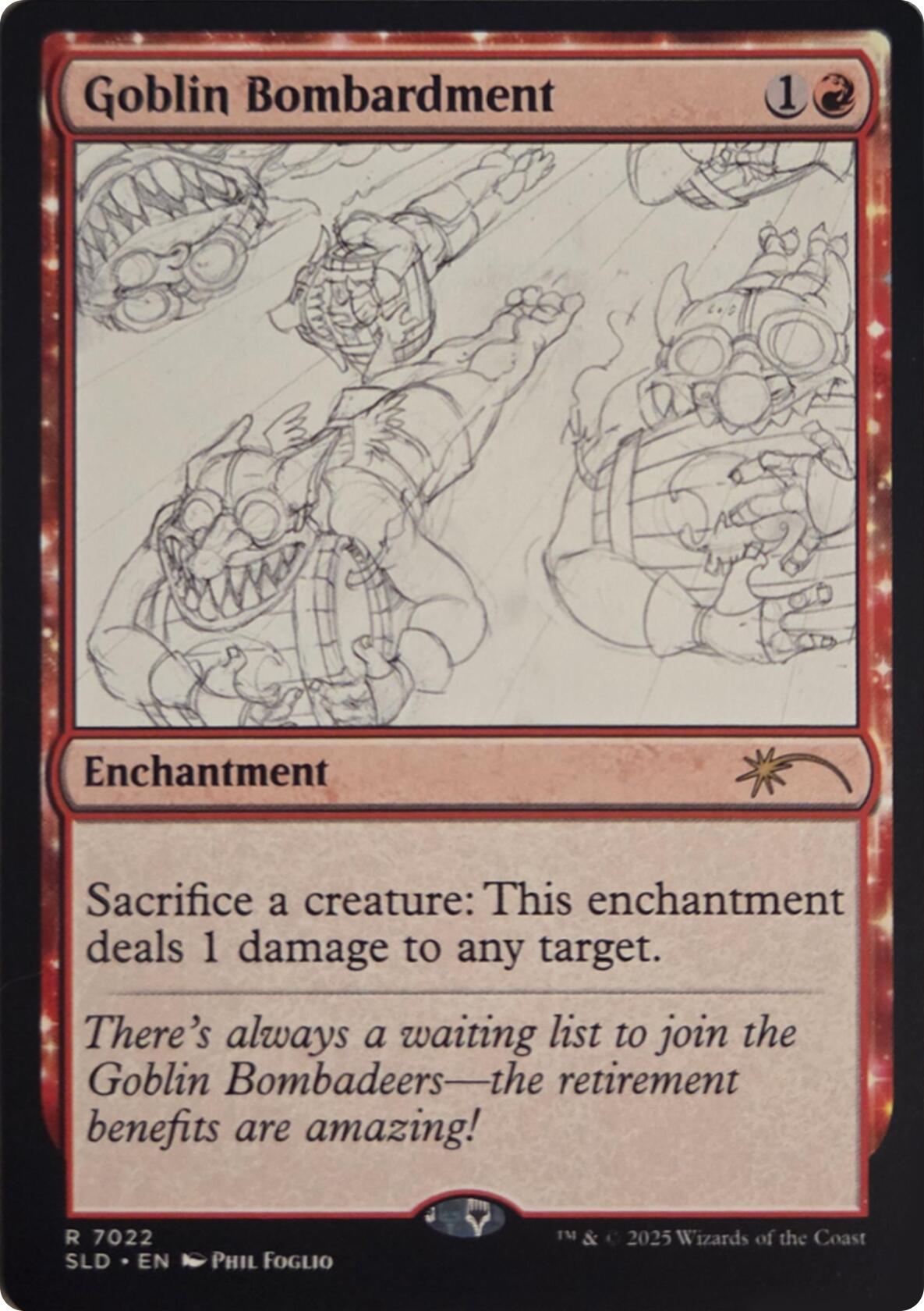 Goblin Bombardment (7022) [Secret Lair Drop Series] [Foil]