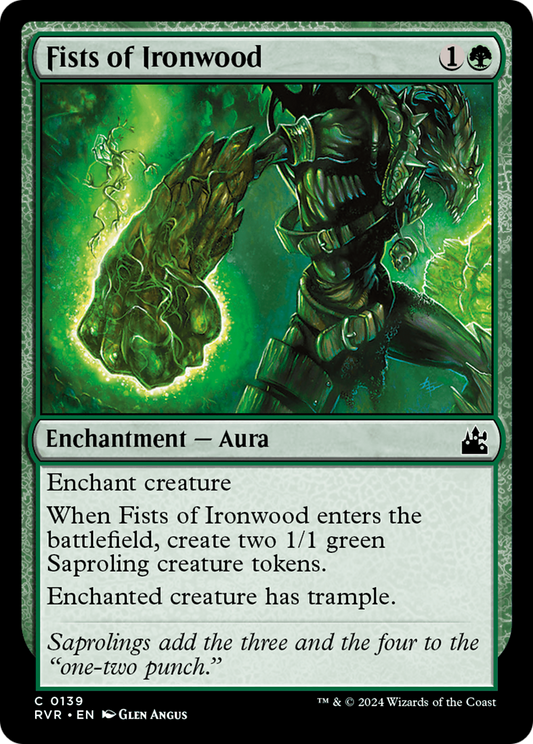 Fists of Ironwood [Ravnica Remastered] [Foil]