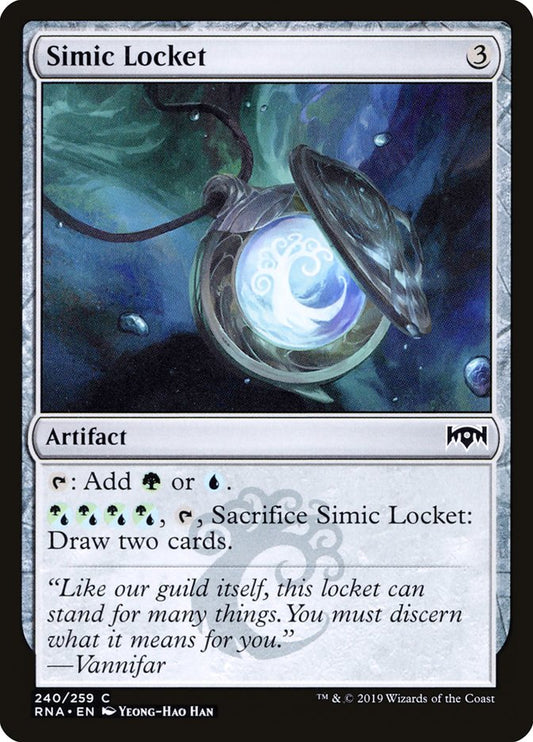 Simic Locket [Ravnica Allegiance] [Foil]