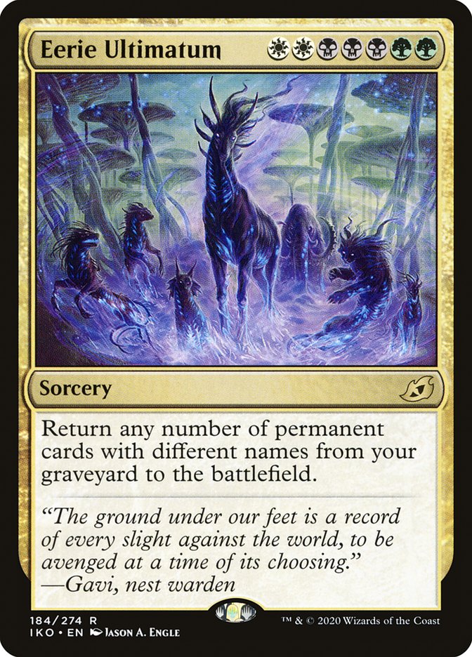 Eerie Ultimatum [Ikoria: Lair of Behemoths] [Foil]
