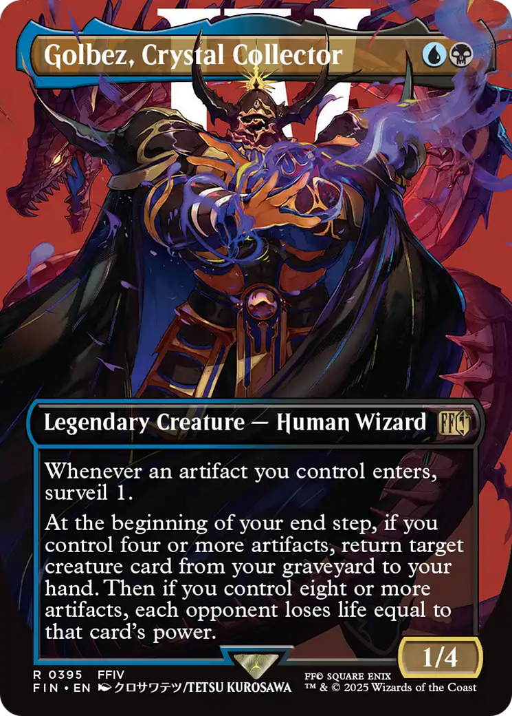 Golbez, Crystal Collector (Borderless) [FINAL FANTASY] [Foil]