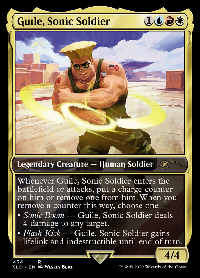 Guile, Sonic Soldier [Secret Lair Drop Series] [Foil]