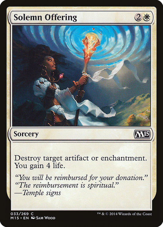 Solemn Offering [Core Set 2015]