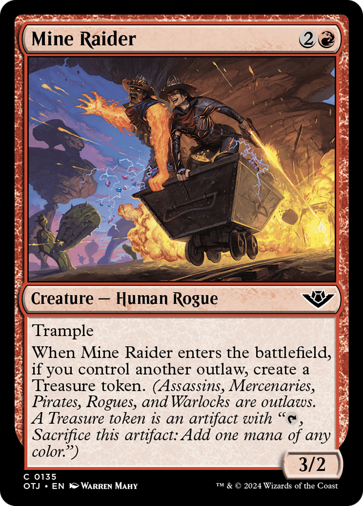 Mine Raider [Outlaws of Thunder Junction] [Foil]