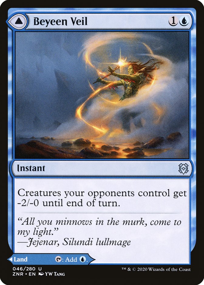 Beyeen Veil // Beyeen Coast [Zendikar Rising] [Foil]