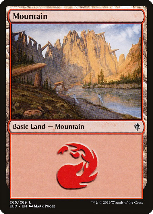 Mountain (265) [Throne of Eldraine] [Foil]