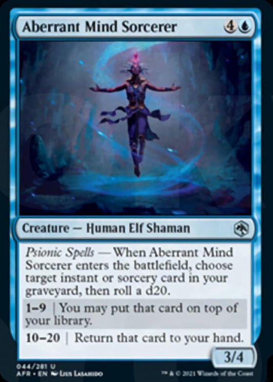 Aberrant Mind Sorcerer [Dungeons & Dragons: Adventures in the Forgotten Realms] [Foil]