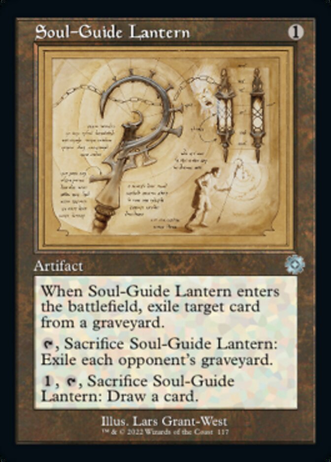 Soul-Guide Lantern (Retro Schematic) [The Brothers' War Retro Artifacts] [Foil]