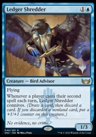 Ledger Shredder (Promo Pack) [Streets of New Capenna Promos] [Foil]