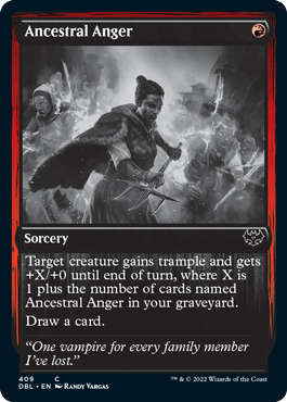 Ancestral Anger [Innistrad: Double Feature] [Foil]