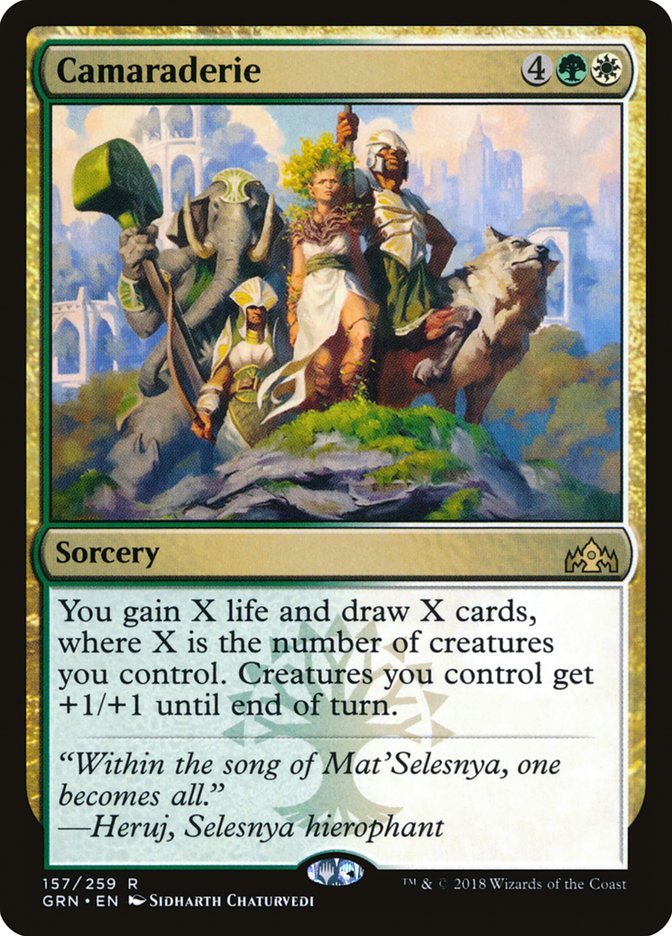 Camaraderie [Guilds of Ravnica] [Foil]