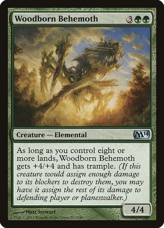 Woodborn Behemoth [Core Set 2014] [Foil]