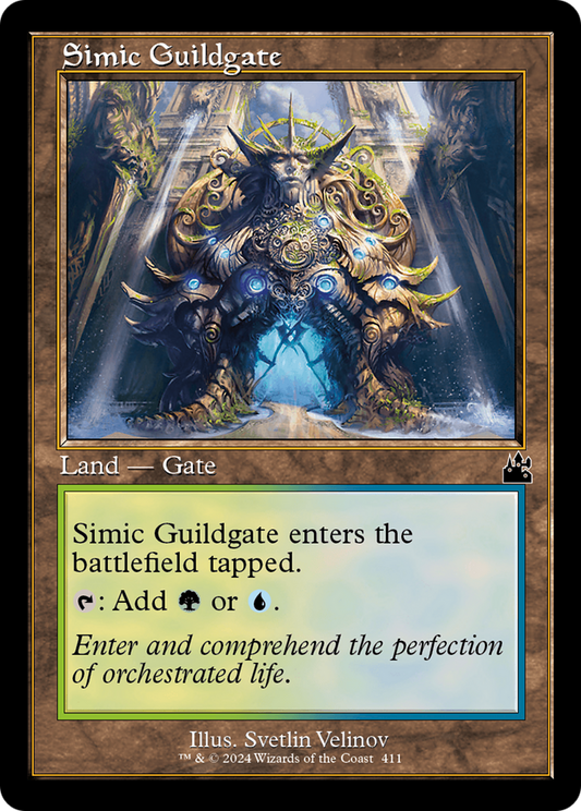 Simic Guildgate (Retro Frame) [Ravnica Remastered] [Foil]