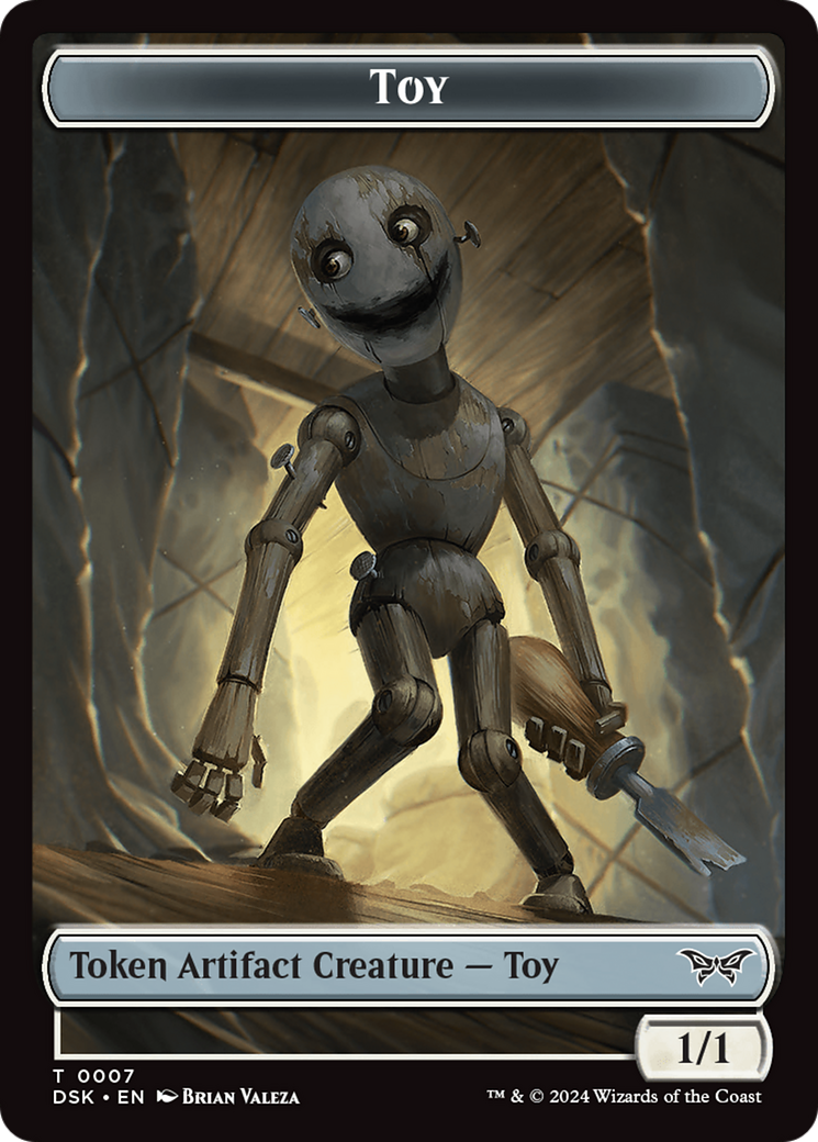 Toy Token [Duskmourn: House of Horror Tokens] [Foil]