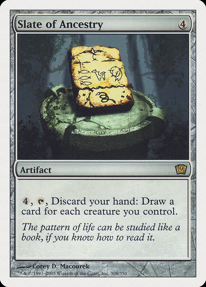 Slate of Ancestry [Ninth Edition] [Foil]