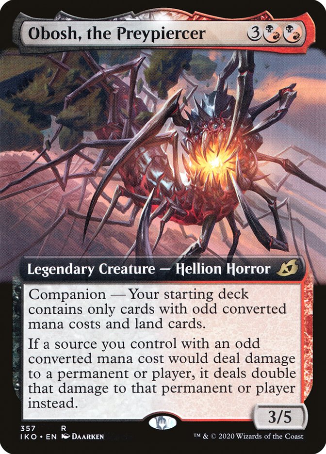Obosh, the Preypiercer (Extended Art) [Ikoria: Lair of Behemoths] [Foil]