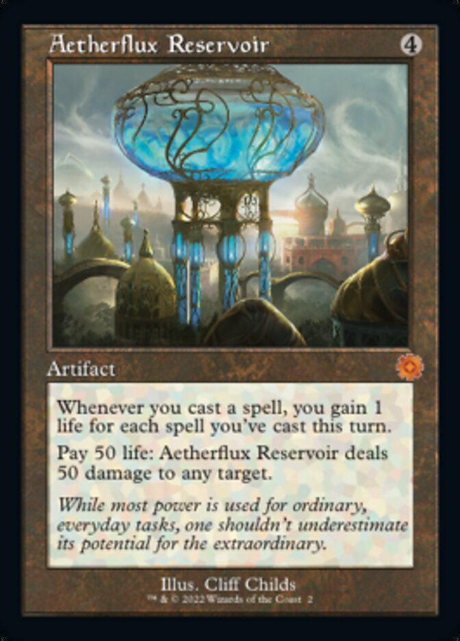 Aetherflux Reservoir (Retro) [The Brothers' War Retro Artifacts] [Foil]