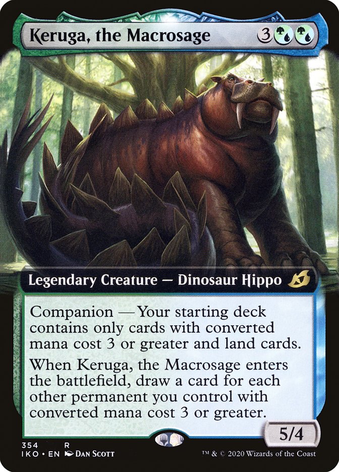 Keruga, the Macrosage (Extended Art) [Ikoria: Lair of Behemoths] [Foil]