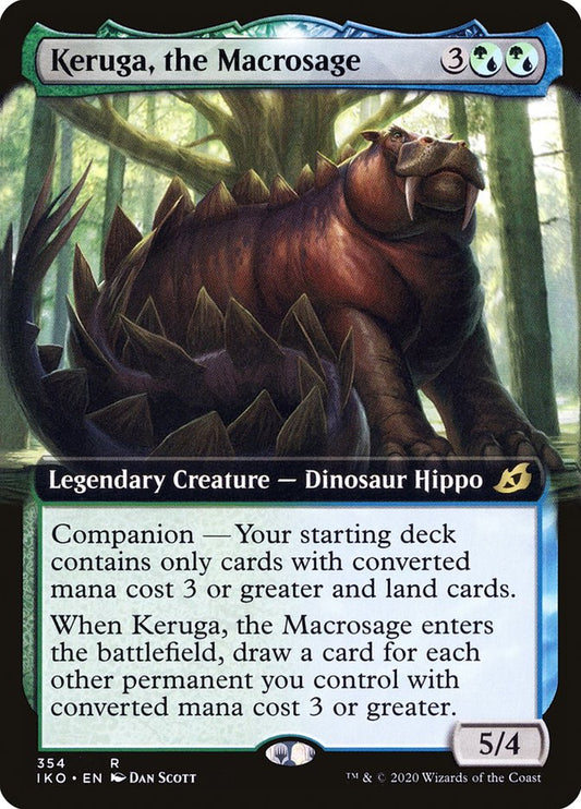 Keruga, the Macrosage (Extended Art) [Ikoria: Lair of Behemoths] [Foil]
