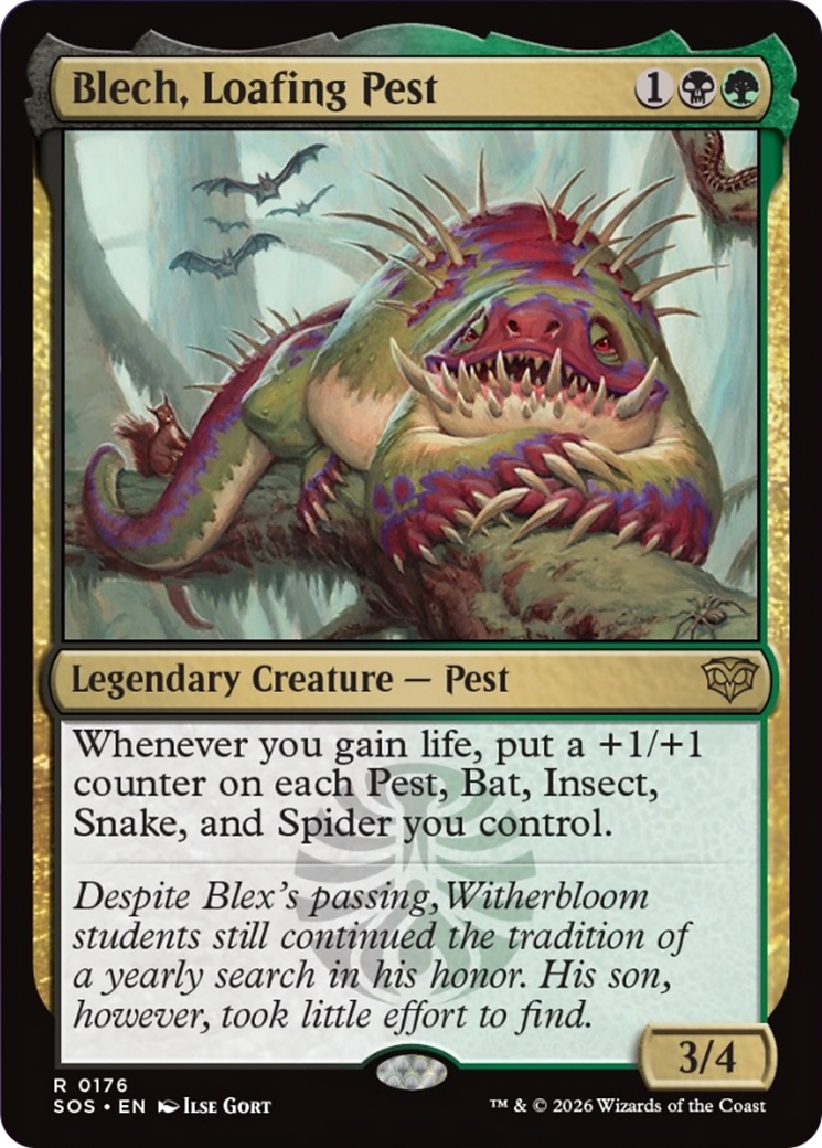 Blech, Loafing Pest [Secrets of Strixhaven] [Foil]