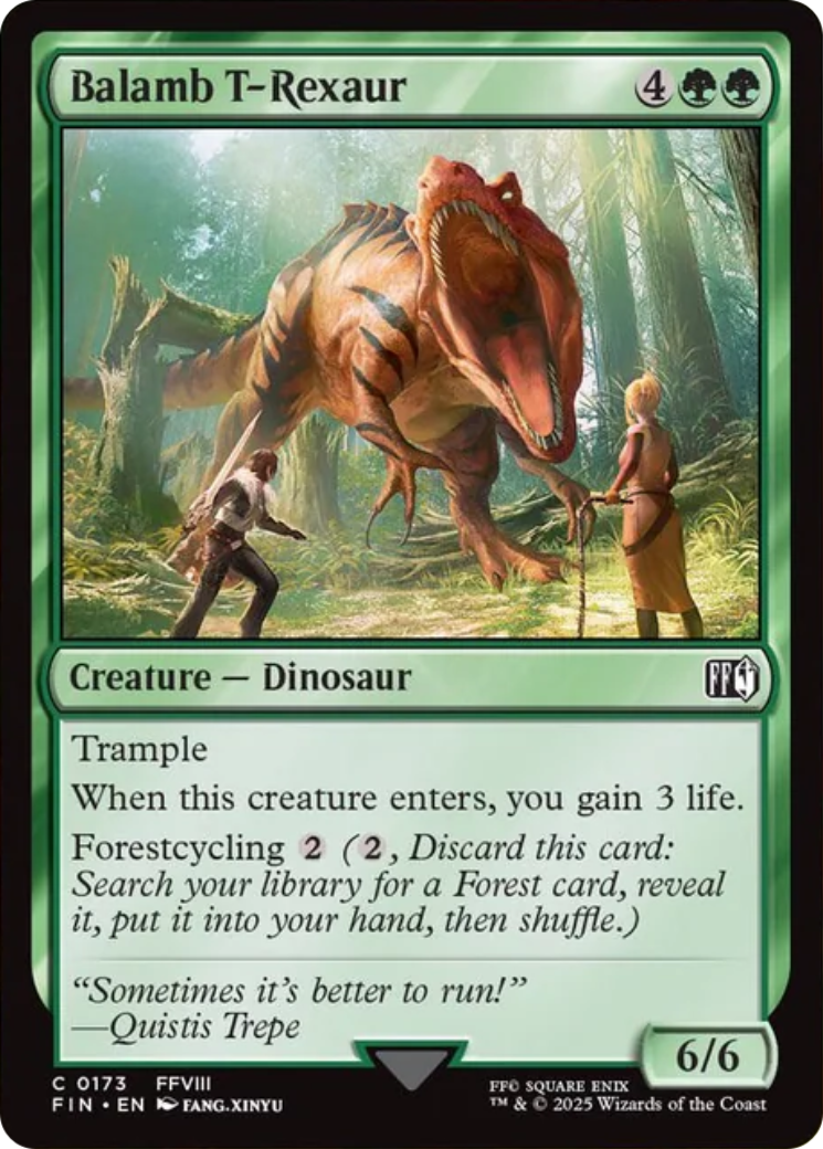 Balamb T-Rexaur [FINAL FANTASY] [Foil]